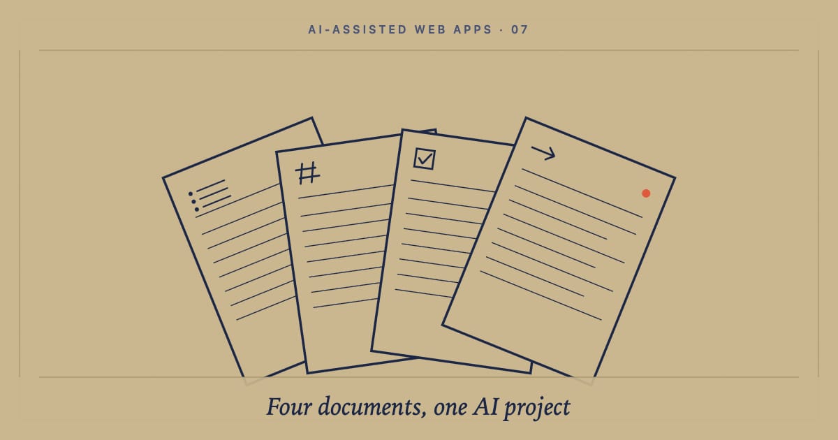 How I document AI-built projects: a CLAUDE.md, ISSUES.md, and prompts/ workflow: cover image