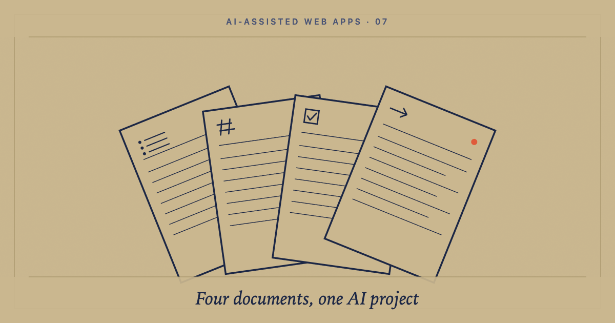 How I document AI-built projects: a CLAUDE.md, ISSUES.md, and prompts/ workflow: cover image