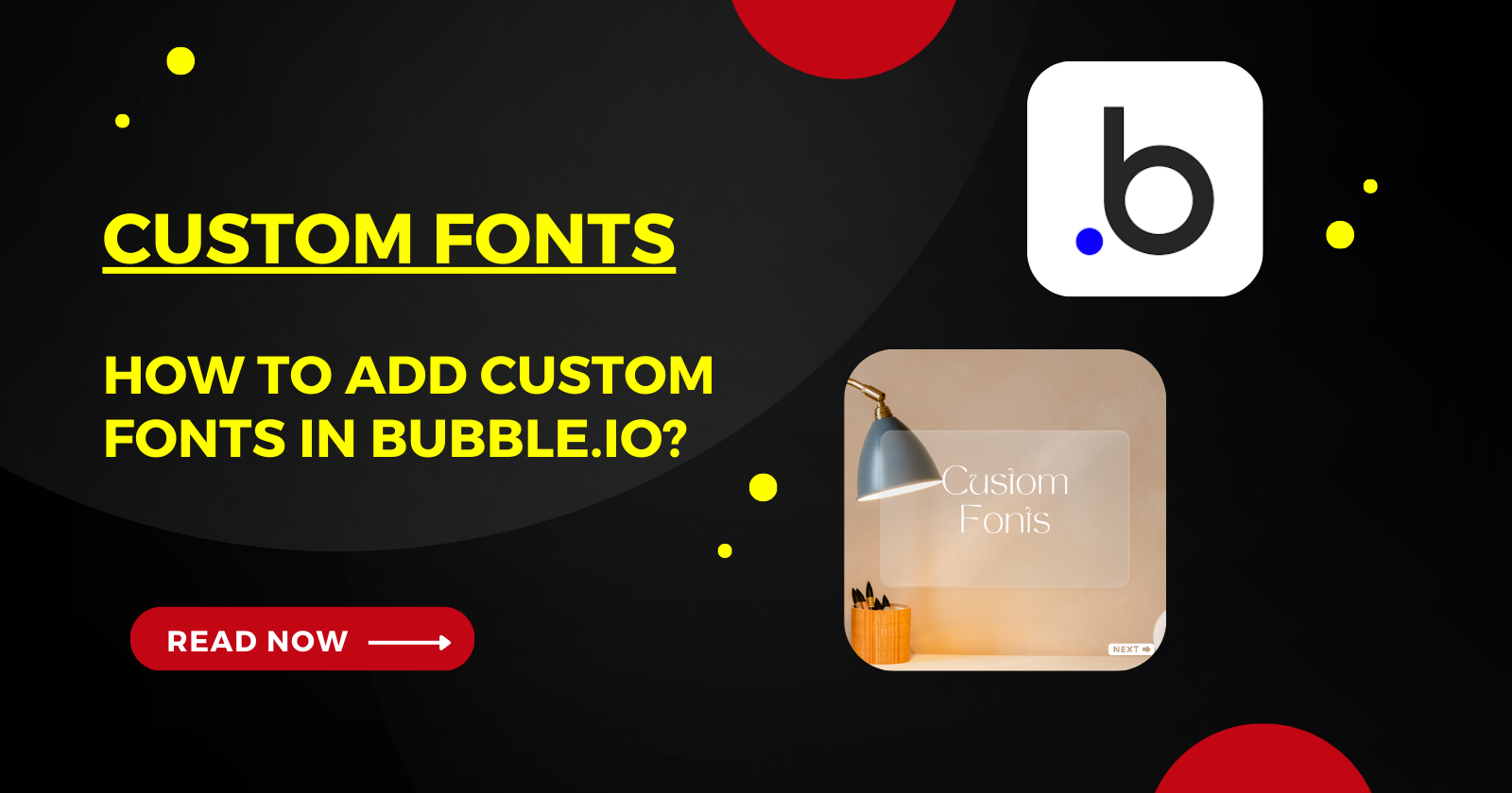 How to add custom fonts in bubble.io?: cover image