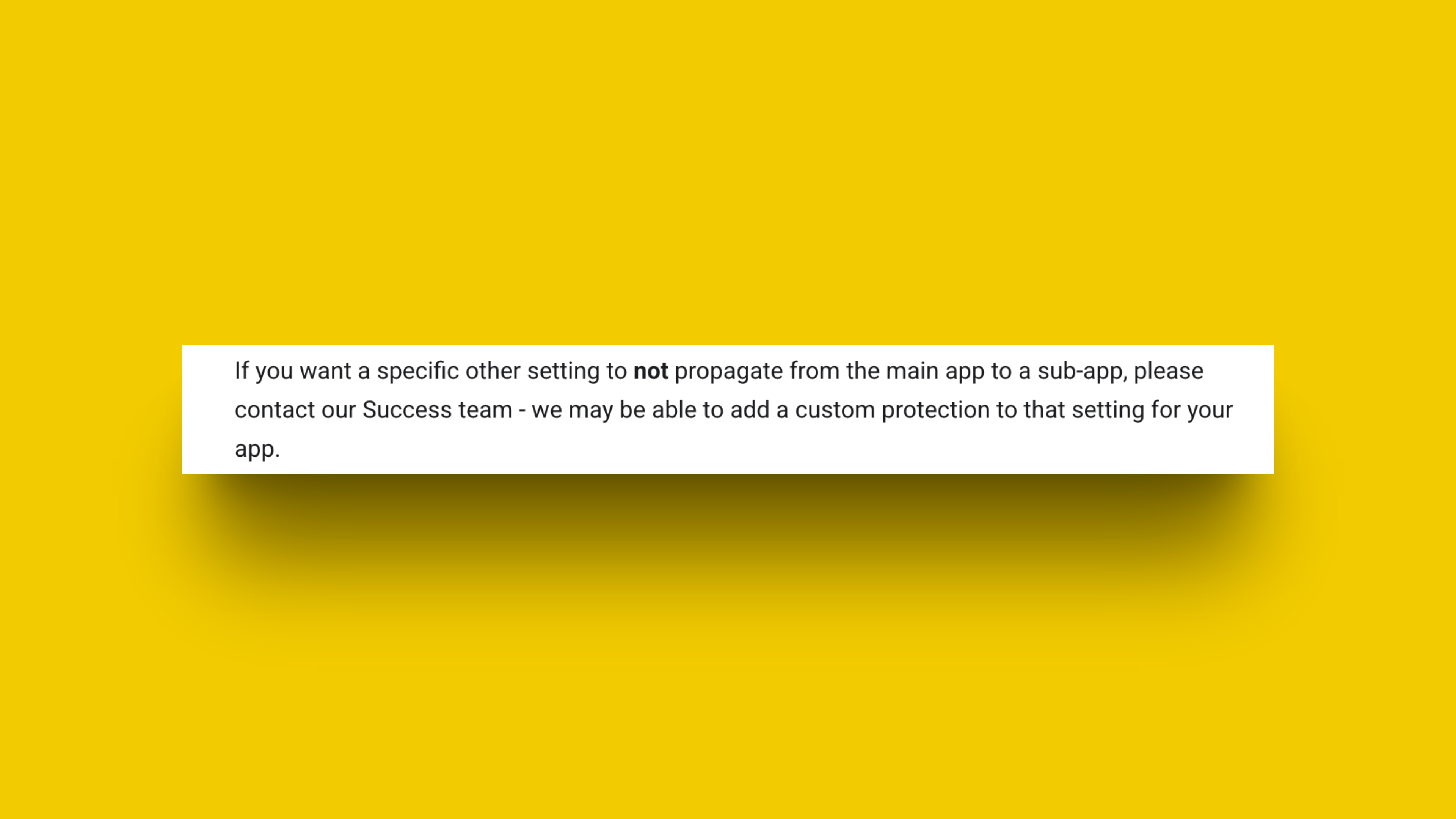 specific protection for sub-apps from main app request to bubble.io