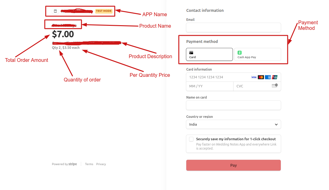 Final stripe checkout