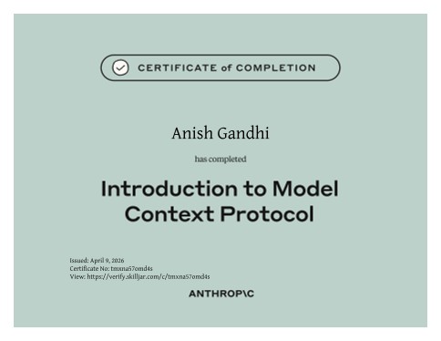 Model Context Protocol certificate